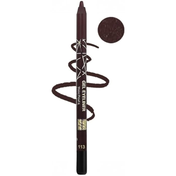 Rose Bery - Gel Eyeliner, Waterproof & Smudge Proof, Ultra Long Wear & Smooth Glide Formula, 1.2 GM, Model - RB-0922 (Light Brown, 113) - Image 1